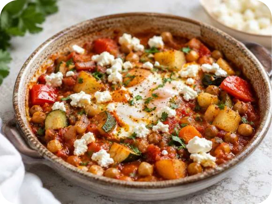 Mediterrane Gemüse-Shakshuka