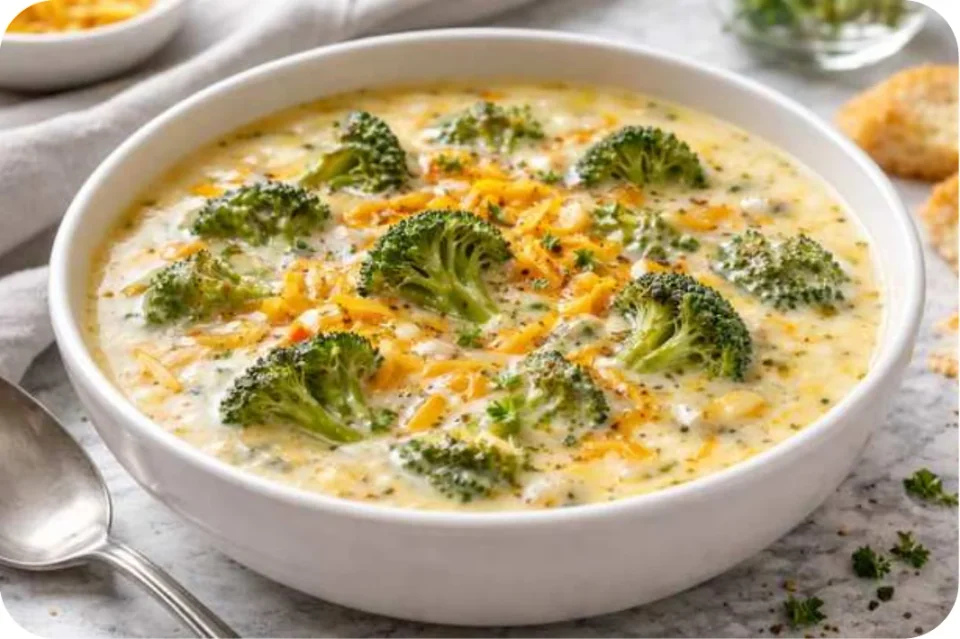 Brokkoli-Cheddar-Suppe