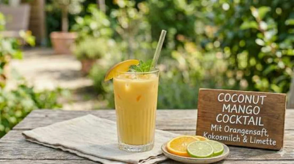 Mango-Lassi-Style Cocktail