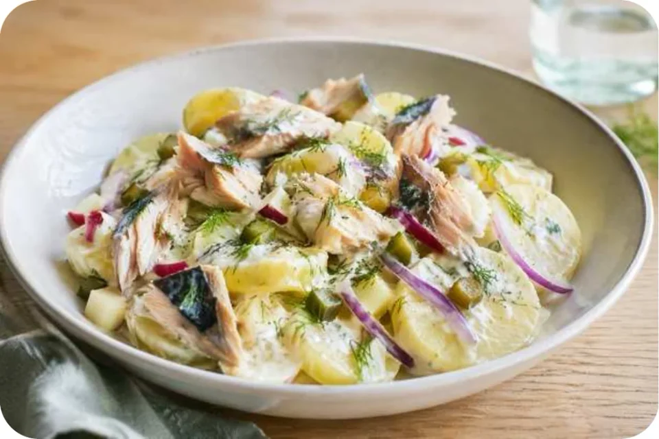 Makrelen-Kartoffel-Salat