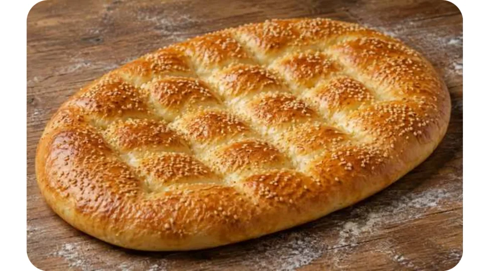 Fladenbrot mit Sesam