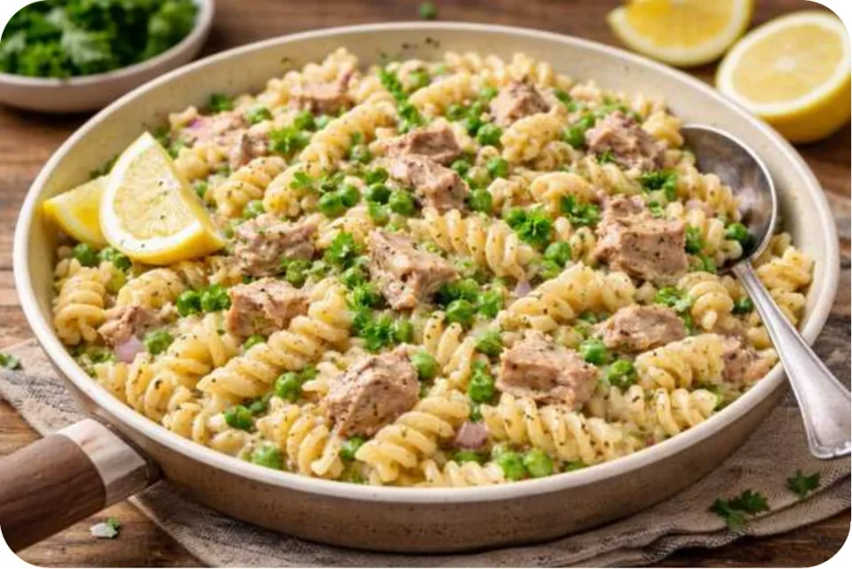 Thunfisch-Nudelpfanne