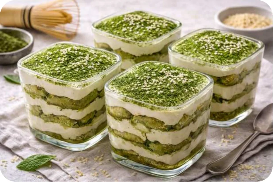Matcha-Tiramisu